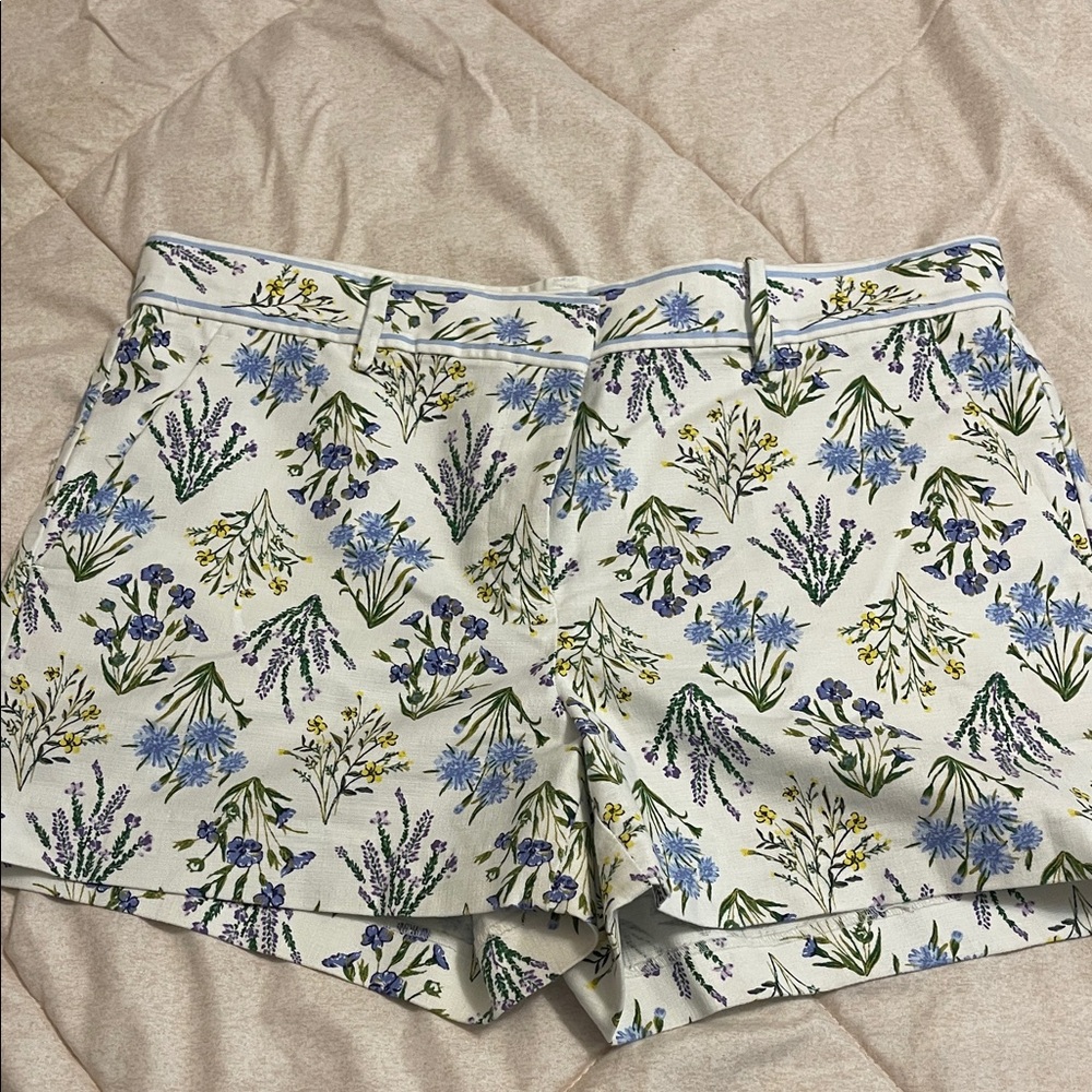 LOFT Floral Patterned Women Riviera Shorts